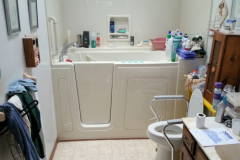Barrier Free Shower with Double Seat