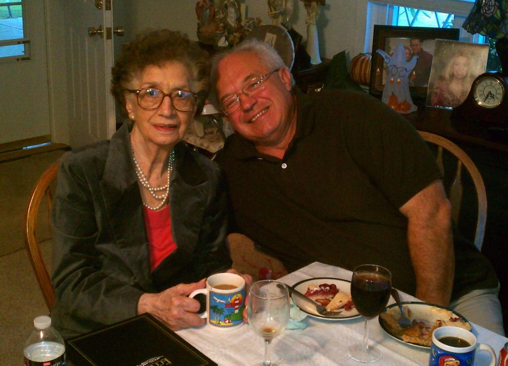 Grandma Bobby with David Bobby