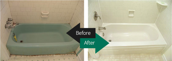 Before and After Bathtub acrylic