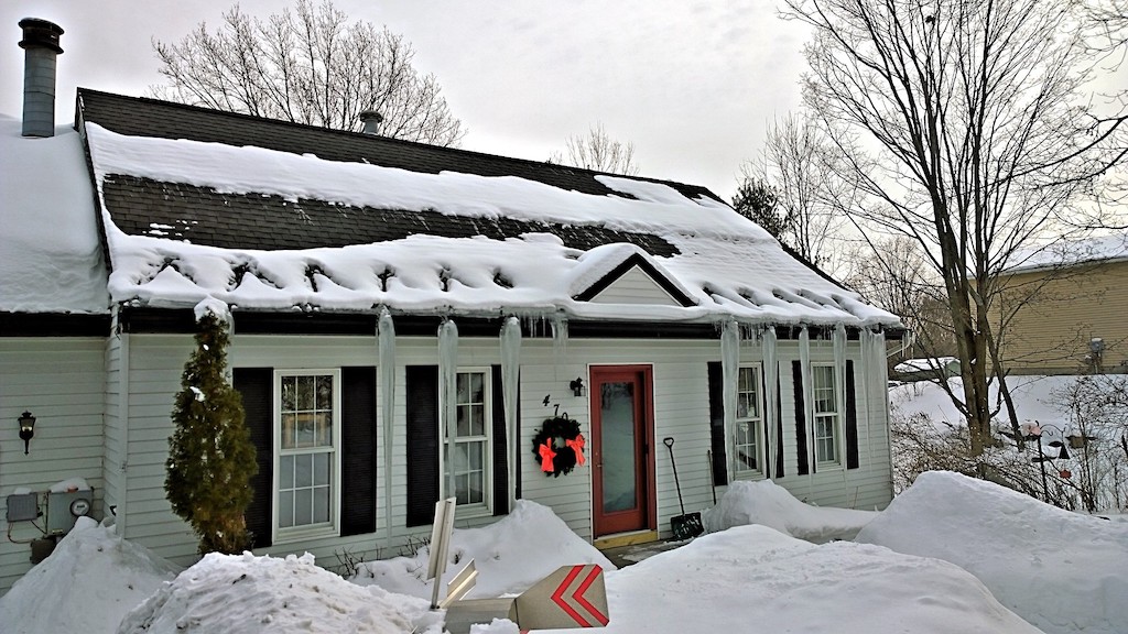 Snow buildup on your roof is why you need Helmet Heat for your gutters in Ann Arbor, MI