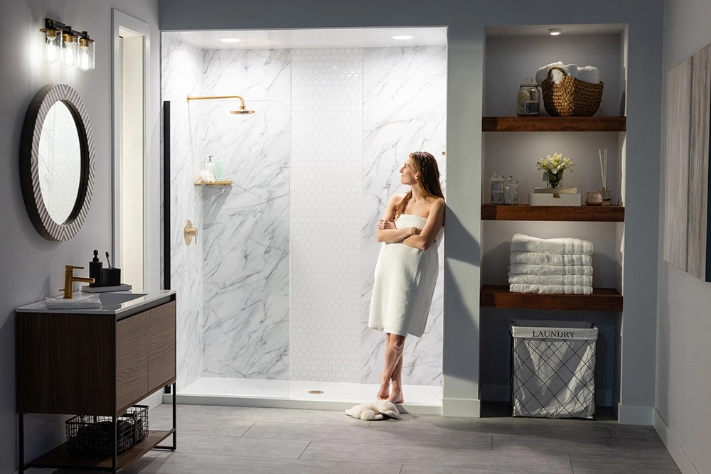 Acrylic shower