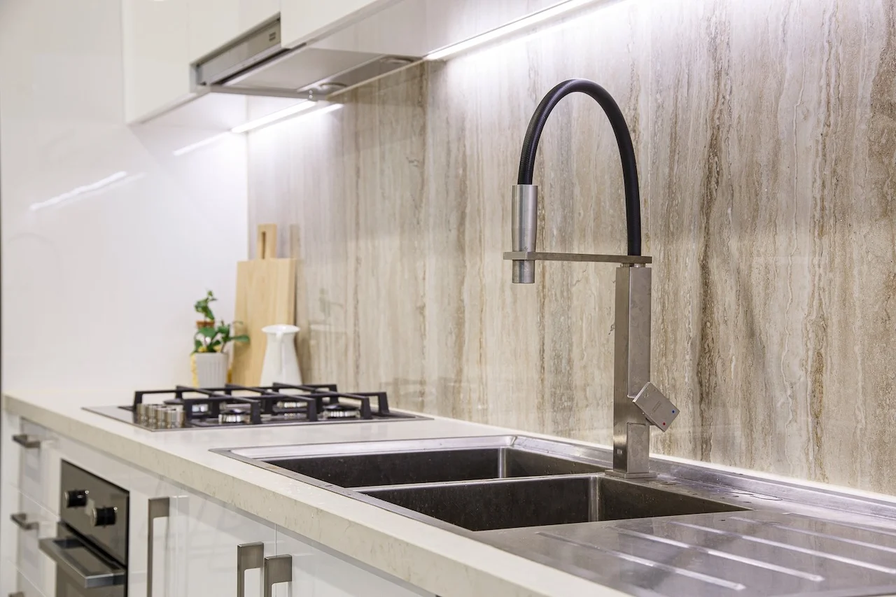 Where to Put Your Kitchen Sink Along a Wall